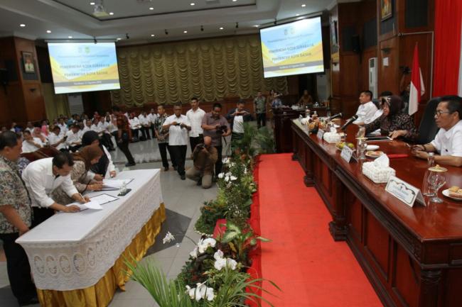 Belajar e-Government ke Surabaya, Begini Petuah Risma ke Wali Kota Rudi