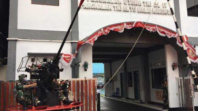Saat Prajurit Lanal Karimun Bertahan dari Serangan Udara