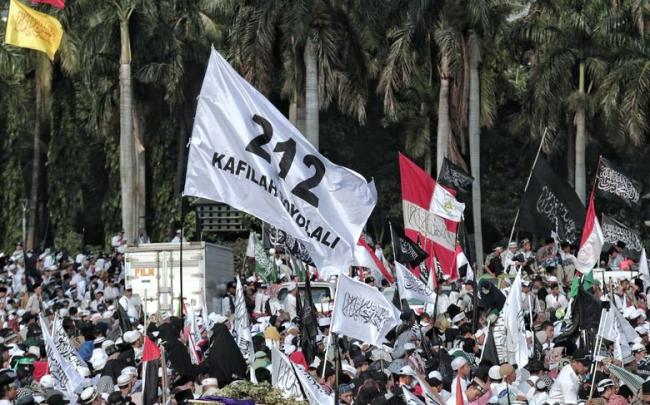 Lagu Astaghfirullah Punya Presiden Si Raja Bohong Diputar di Reuni 212