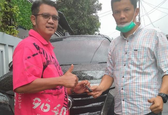 Cuti Kampanye, Apri Sujadi Kembalikan Mobil Fortuner Pemkab Bintan