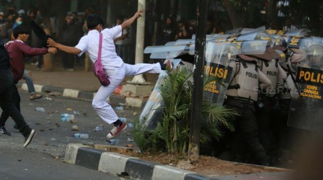 Warganet Bongkar Ada Nomor Polisi di Grup WA Anak STM, Mabes: Propaganda
