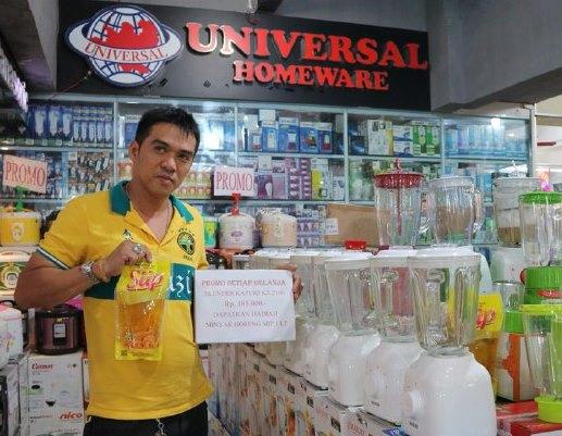 Beli Blender di Universal Homeware Gratis Minyak Goreng