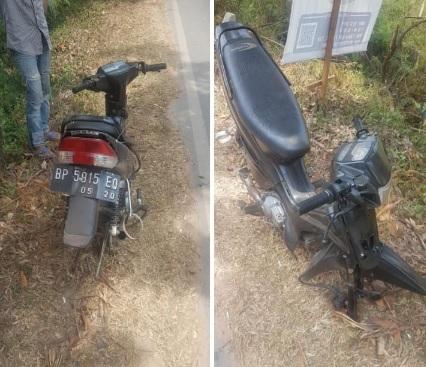 Dipreteli Maling di Tiban, Ban dan Knalpot Kendaraan Pria Ini Lesap
