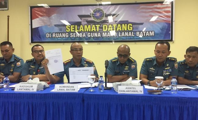 Danlanal Batam: Kontainer Itu Pemeriksaan Rutin