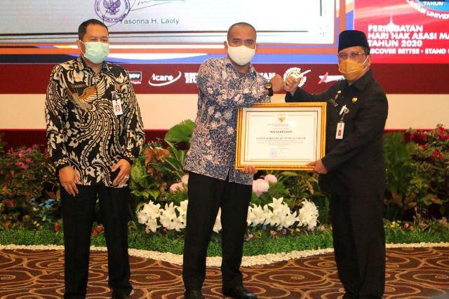 Rutan Karimun Raih Penghargaan Pelayanan Publik Berbasis HAM