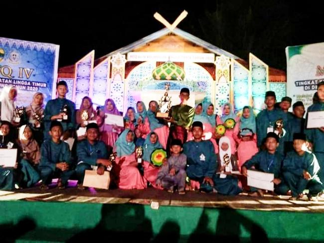 Desa Bukit Langkap Juara Umum MTQ IV Lingga Timur