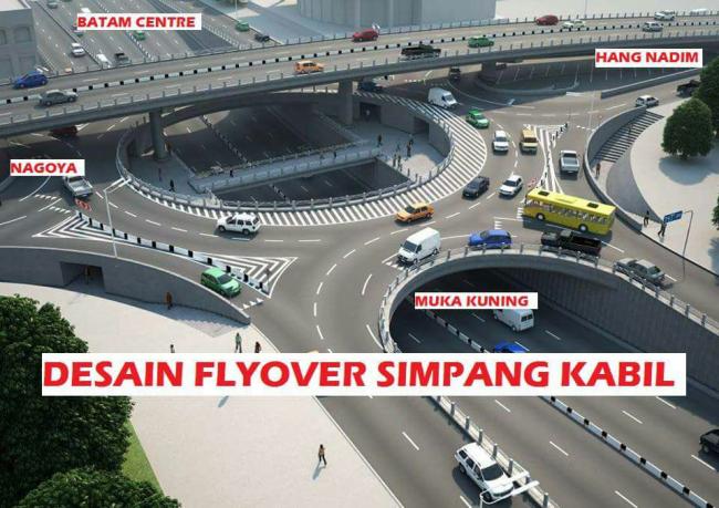 Desain Fly Over Simpang Kepri Mall Bikin Heboh, Ini Penjelasan Pemko Batam