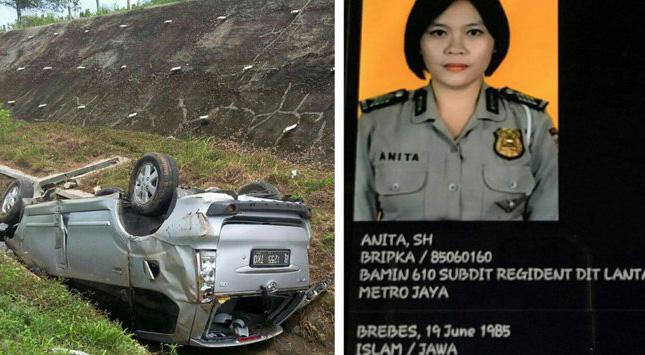  Duh, Polwan Cantik Bripka Anita Tewas di Tol Cipali 