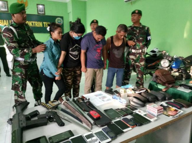 TNI Gerebek Gembong Narkoba Bersenjata Api di Tanjungpinang