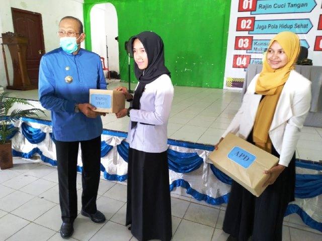 Tiga Kecamatan di Natuna Terima Distribusi Piranti Cegah Covid-19