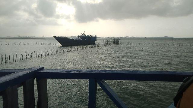 Dikejar Aparat BC, KM Budi Berlayar Kandas di Perairan Nongsa Batam 