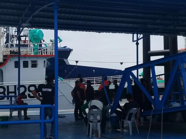 Hingga Sore Ini Dugaan Sabu Berton-ton di Kapal Win Long Belum Terbukti