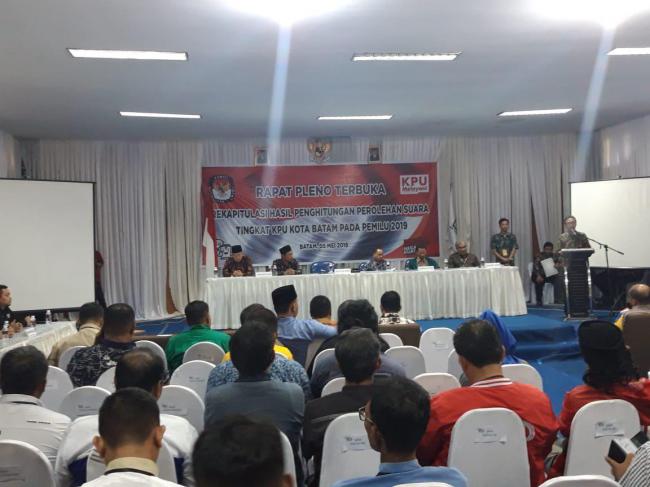 Pleno Penghitungan Suara KPU Batam Diundur Lagi