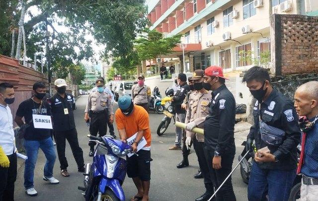 Polisi Kawal Ketat Rekonstruksi Pembunuhan Janda di Tanjungpinang
