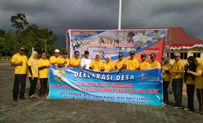 6 Desa di Lingga Ini Jadi Percontohan Kawasan Bebas BAB Sembarangan