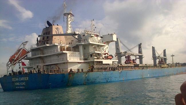 Ini Hasil Pemeriksaan Dugaan Limbah Uranium di Kapal MV Ocean Carrier yang Kandas