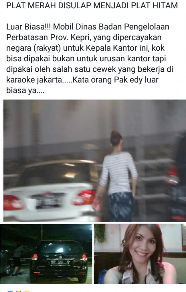 Penampakan Wanita yang Digerebek Bersama Kepala Dinas 
