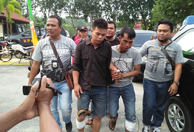 DOR! Pelaku Pecah Kaca Mobil Ditembak Polisi