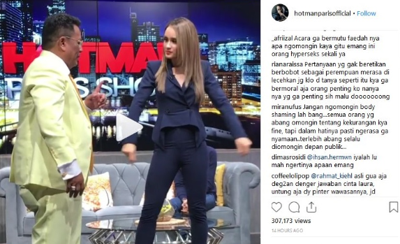 Hotman Paris Kritik Ukuran Dada Cinta Laura