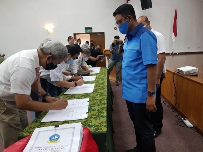 PT BIIE Lobam Dukung Langkah Pemkab Bintan terkait Tenaga Lokal