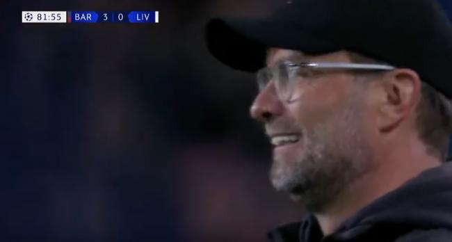 Klopp Hanya Bisa Senyum Lihat Free Kick Messi Robek Gawang Liverpool 
