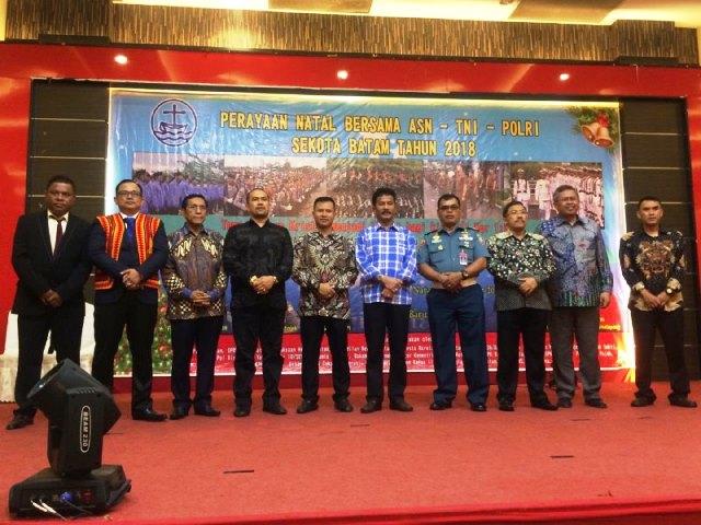Perayaan Natal Bersama Pererat Silaturahmi ASN, TNI dan Polri di Batam