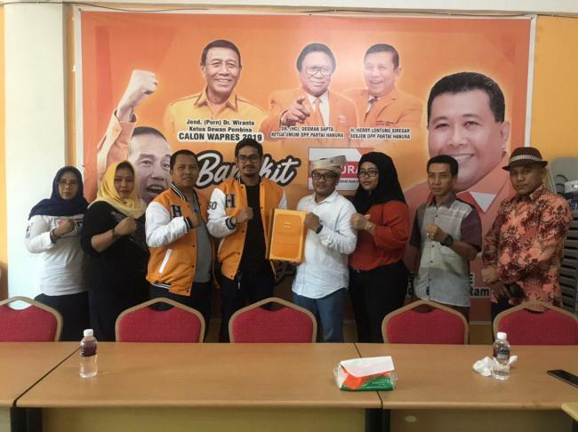 Kembalikan Formulir ke Hanura, Yuhendri Ditanya Alasan Maju Pilkada Batam