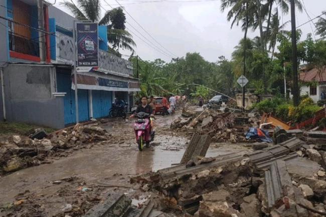 4 Wilayah di Lampung Selatan Terdampak Parah Tsunami