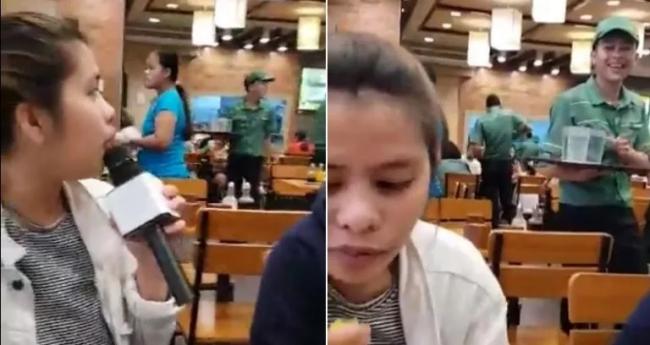 Dicuekin Pelayan, Perempuan Ini Pesan Makanan Lewat Mikrofon