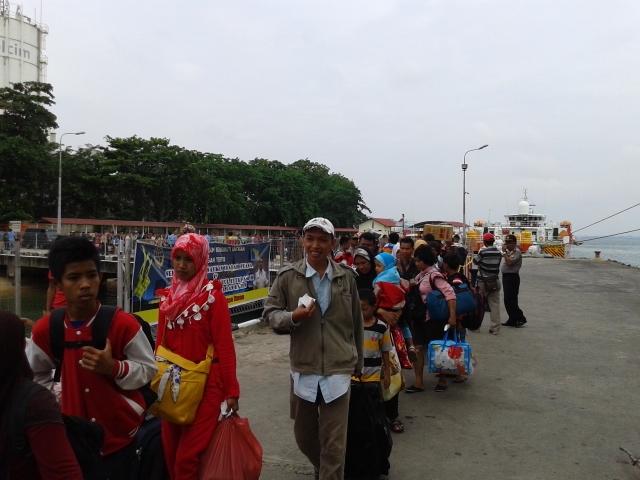 Peningkatan Jumlah Penumpang Mudik Lebaran di Pelabuhan Beton Mulai Terasa 