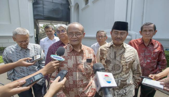 Syafii Maarif: Jokowi Lambat Ambil Keputusan 
