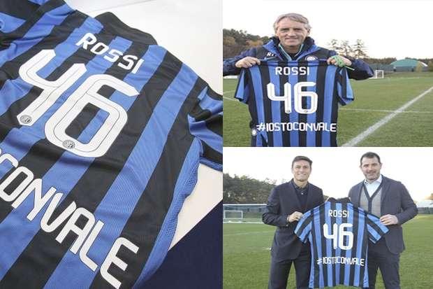 Inter Milan Pamer Dukungan untuk Valentino Rossi   