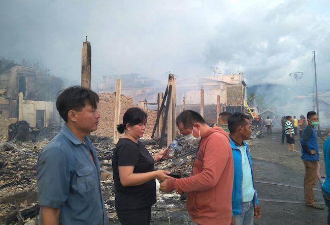 Total Kerugian Kebakaran Kampung Cina Rp 25,2 Miliar, 51 Unit Bangunan Ludes