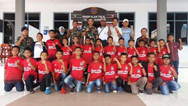 Langkah Dua Tim U-12 Binaan Lanal Karimun Menuju Barcelona