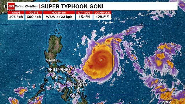 Topan Goni Sapu Pulau Luzon Filipina, 10 Orang Tewas