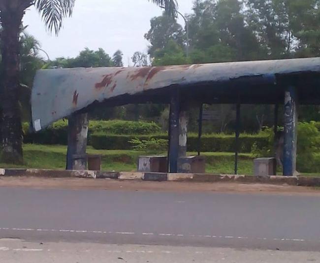 [Jurnalisme Warga] Begini Kondisi Halte Tua Minim Perawatan di Sekupang