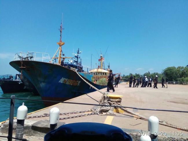 Penampakan Kapal Berbendera Singapura yang Mengangkut Sabu-sabu 1,6 Ton