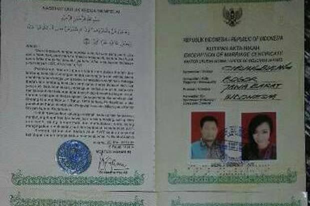 Beredar Buku Nikah Bupati Katingan dengan Yeni, Kepala KUA Bilang Palsu  