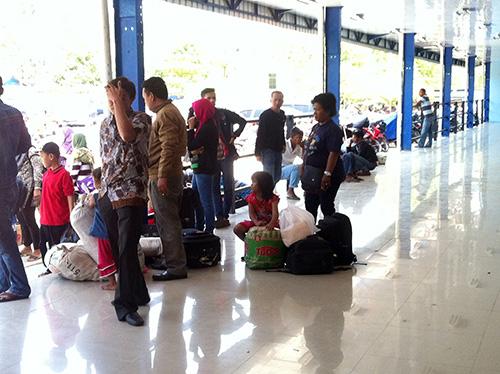 Sudah Beroperasi, Fasilitas Ruang Kedatangan Pelabuhan Belum Memadai