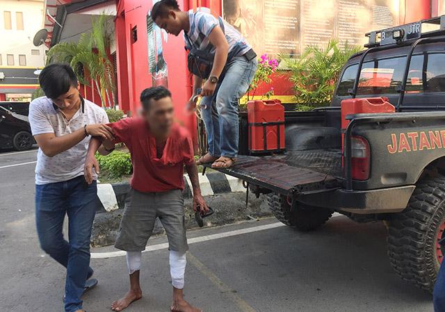Pelaku Curanmor Ditangkap Saat Kendarai Motor Curian, Melawan Lalu Ditembak!