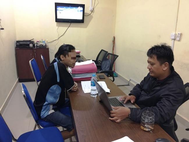 Asyik Moker di Warnet, Polisi Tangkap Pria Pengangguran Ini