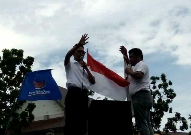 Temui Pendemo, Amsakar: Silahkan Sampaikan ke Gubernur