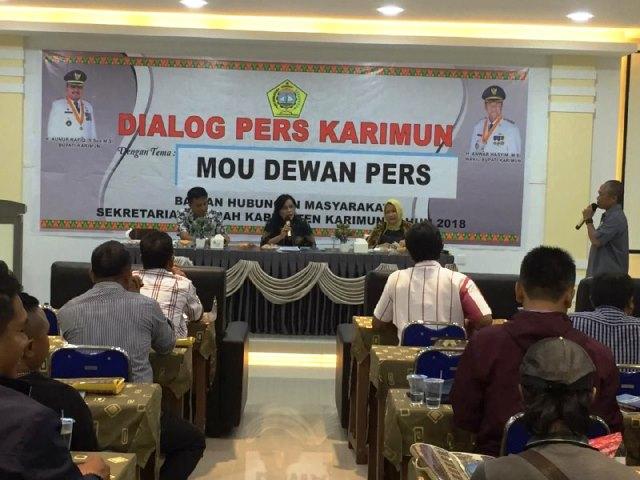 Begini Komitmen Pemkab Karimun Tingkatkan Kapasitas Jurnalis