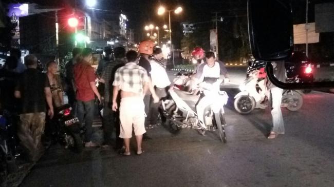 [VIDEO] Pemuda Tengah Teler Kecelakaan Tunggal di Kilometer 5