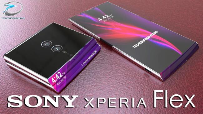 Begini Tampilan HP Lipat Sony Xperia Flex