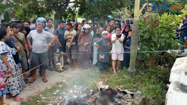 Mayat Bayi Hangus Terbakar Ditemukan di Tempat Sampah Batuaji