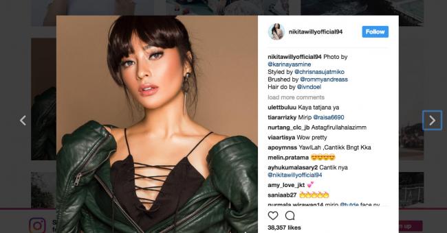 Unggah Foto Bahu Terbuka Ini, Nikita Willy Banjir Pujian