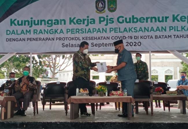 Pjs Gubernur dan Wako Batam Dapat Tugas Sukseskan Pilkada di Tengah Pandemi