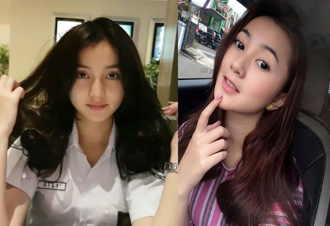 Rili Herdalda, Siswi Bening Asal Bandung Bikin Netizen Gagal Fokus