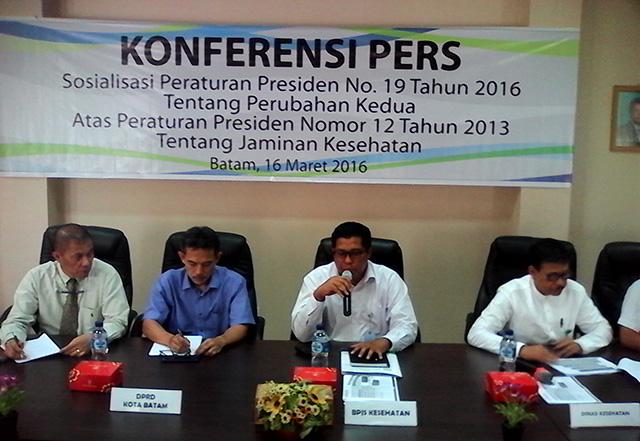 Mulai 1 April, BPJS Batam Mulai Terapkan Perpres 19 Tahun 2016